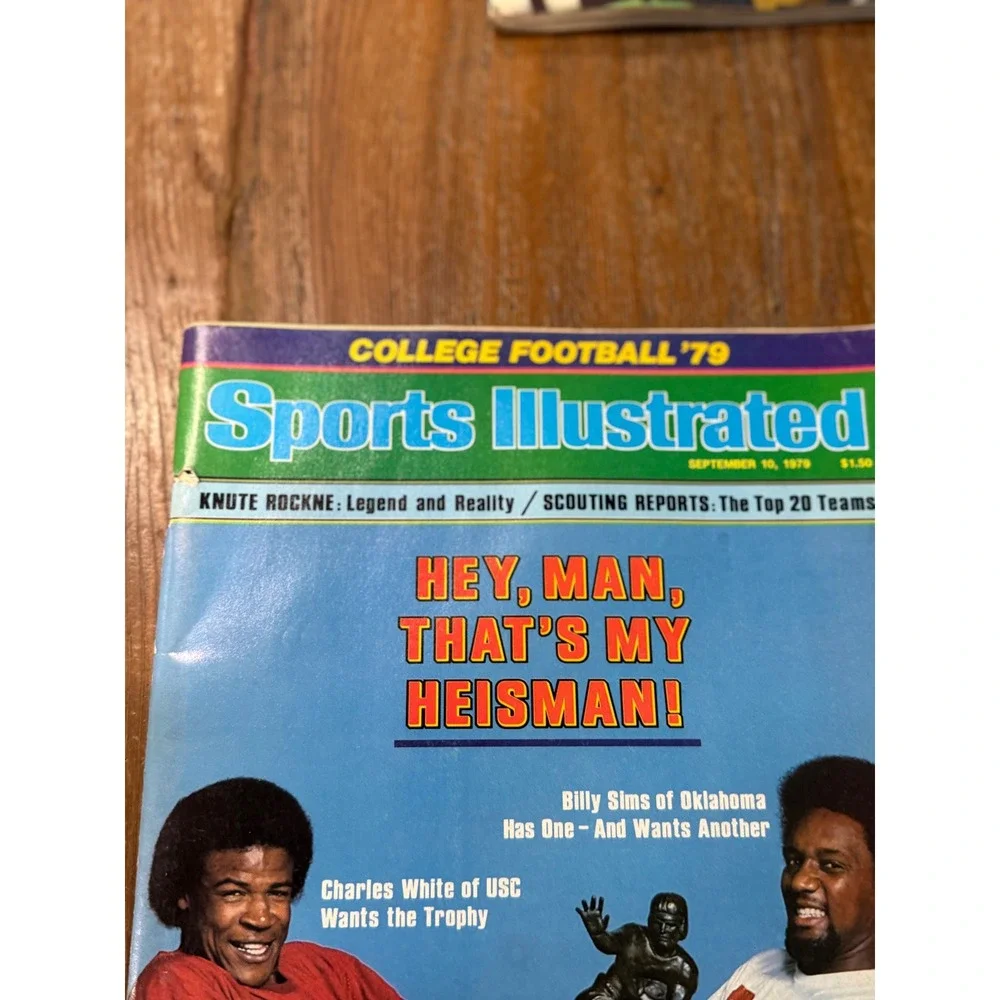 Sports Illustrated College Football 1979 1984 Magazines Billy Sims Charles White